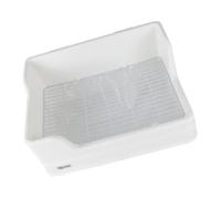 Levemolo Toilettes pour Animaux Lapins et Hamsters Bac à Litière Séparé Facile à Nettoyer Plateau Anti-éclaboussures avec Filet Arrondi Bac pour Cage Pet Trainer