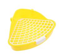 Levemolo Triangle Rabbit Litter Box Toilettes pour Animaux De Compagnie Bac à Litière pour Cobayes Et Hamsters Facile à Nettoyer Installer