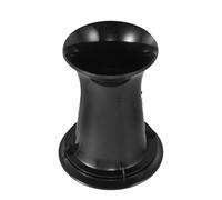 Levemolo Tube Port de Haut-Parleur Noir en Abs pour Caisson de Basses Guidage Audio Précis et Impact des Basses Amélioré, Design Unique et Attrayant pour Installation DIY