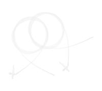 Levemolo Tube pour Mastic 3 Mètres Réutilisable en Plastique, Lot de 2, Conçu pour Application Aisée les Endroits Difficiles d'Accès et Entretien Automobile