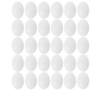 Levemolo Œufs de Pigeon Solides en Plastique Blanc 30 pièces pour Augmenter Le taux de Survie des œufs - Fournitures d'élevage pour Pigeons en hôtel et Bureau