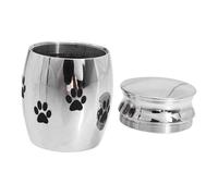 Levemolo Urne Funéraire Acier Inoxydable pour Animaux Cendrier et Résistant Boîte à Cendres avec Couvercle Dévissable Souvenir Léger et Poli pour Mémoire de Compagnons