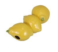 Levemolo Vase en Céramique Citron pour La Décoration de Cuisine, Pot de Fleurs en Forme de Fruit, Pot de Fleurs Moderne pour Centre de Table dans La Salle à Manger