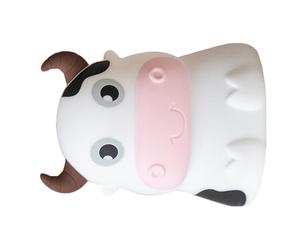 Levemolo Veilleuse en Silicone de Vache Mignonne, Lampe de Nuit Rechargeable, Lumière Décorative Multicolore pour Dormir et Anniversaire, Design Adorable pour Garçon et Filles et Adultes