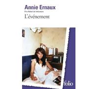 Annie Ernaux – L'événement – Récit – Poche (Gallimard)