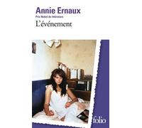 Annie Ernaux – L'événement – Récit – Poche (Gallimard)
