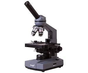 Levenhuk 320 Plus Microscope Monoculaire de Laboratoire 40-1600x | pour Analyses Pathologiques, Urologiques et Biologiques, avec Optique Achromatique, Condenseur Abbe et Immersion à l'Huile