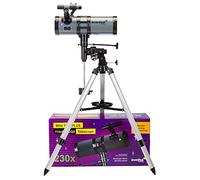 Levenhuk Blitz 114s Plus 114mm Powerful Short-Focus Newtonian Reflector Telescope with Tripod and Extended Accessories Set