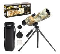 Levenhuk Camo Moss 60 Field Spotting Scope with 16-48x Zoom for Quick Targeting on Distant Objects - Perfect for Birdwatching, Hunting and Security Surveillance