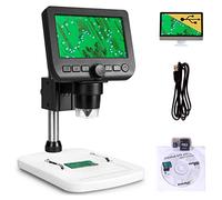 Levenhuk DTX 350 LCD Portable Digital USB Microscope with 20-300x Zoom Magnification for Close Work in Electronics, Jewellery, Biology, Zoology