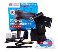 Levenhuk DTX 700 Mobi Microscope Numérique Portable 10-300x avec Écran LCD | pour Électronique, Soudure, Bijoux, Monnaies et Minéraux, avec Caméra 5MP, Filtre Polarisant et Batterie 1050mAh