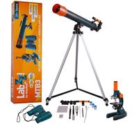 LEVENHUK - LABZZ MTB3 - Pack 3 en 1 Télescope, Microscope et Jumelles Enfant