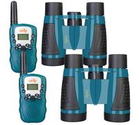 LEVENHUK - LABZZ WTT10 - Bleu - Pack 2 Paires de Jumelles et 2 Talkie-Walkie