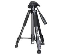 Levenhuk Level Base TR50 Durable Floor Stand Tripod with Bubble Level, Rotatable Mount with 1/4" Thread, Adjustable 455-1520mm Height, and 3 kg Load Capacity