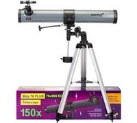 LEVENHUK - BLITZ 76 PLUS - Télescope Réflecteur 76/900 EQ2