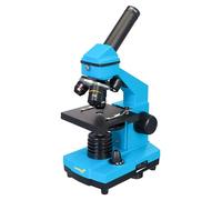 Levenhuk Rainbow 2L Plus Azure Kids Home Lab STEM Kit with 640x Portable Biological Microscope, Full-Colour Illustrated Experiment Guide, Prepared Samples and Scientific Tools, Blue (en)