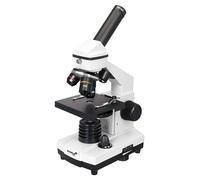 Levenhuk Rainbow 2L Plus Moonstone Kids Home Lab STEM Kit with 640x Portable Biological Microscope, Full-Colour Illustrated Experiment Guide, Prepared Samples and Scientific Tools, White (en)