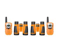 Levenhuk set talkies-walkies et jumelles labzz wtt10 orange