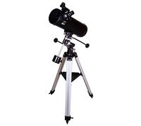 Levenhuk Skyline Plus 115S Newtonian Reflector Night Telescope with Equatorial Mount, Red Dot Finderscope and High Magnification for Deep Sky Observations