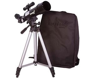 Levenhuk Skyline Portable Travel 50 Refractor Telescope with Backpack - Fully Multi-Coated Optics