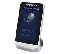 Levenhuk Wezzer Air MC60 Compact Portable Multi-Functional Air Quality Monitor Station - CO₂ Monitor, Thermometer, Hygrometer, Clock, Calendar