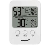 Levenhuk Wezzer BASE L30 White Wireless Digital Thermohygrometer with Built-in LCD Display and Comfort Level Scale