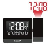 Levenhuk Wezzer Base L70 Digital Thermometer with Rotating Time Projector, Calendar and Clock