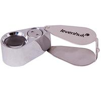 Levenhuk Zeno Gem M11 Folding Metal Magnifier with LED and UV Lights, Comes in a Gift Case