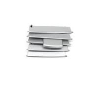 L'Évent Vous Bouton coulissant Grille sortie ventilation climatiseur tableau bord avant, pour Mercedes pour Benz classe E W212 2009 - 2012 E250 E300 E350 Déflecteur Climatisation(Central-Right)