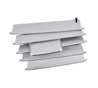 L'Évent Vous Kit réparation calandre sortie ventilation pour Mercedes pour Benz classe E berline W212 2009 - 2013 avant milieu gauche droite Sortie D'air Climatisation(La gauche)