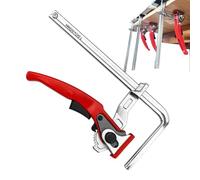Lever Clamps For Woodwork - Rail Clips Tool For Carpentry, Multifunctional Guide Saw Clamp | Quick-release Lever Clamp, 220kg Clamping Force With ABS Protection, Table Guide Saw Clamps