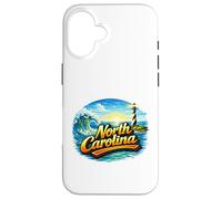 Lever de Soleil sur Le Phare côtier d'Outer Coque pour iPhone 16