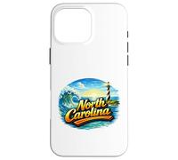 Lever de Soleil sur Le Phare côtier d'Outer Coque pour iPhone 16 Pro Max