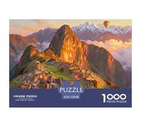 Lever du Soleil Machu Picchu Puzzle en Bois Imperméable Puzzles De 1000 Pièces pour Adultes Défi Et Casse-tête Jeux De Stimulants