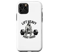 Lever Lourd, Prier Fort - Christian Workout Coque pour iPhone 11 Pro