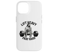 Lever Lourd, Prier Fort - Christian Workout Coque pour iPhone 14