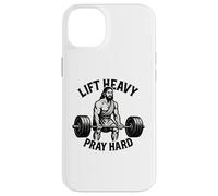 Lever Lourd, Prier Fort - Christian Workout Coque pour iPhone 14 Plus