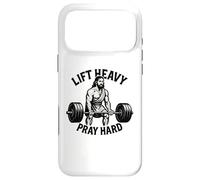 Lever Lourd, Prier Fort - Christian Workout Coque pour iPhone 17 Pro Max