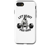 Lever Lourd, Prier Fort - Christian Workout Coque pour iPhone SE (2020) / 7/8