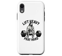 Lever Lourd, Prier Fort - Christian Workout Coque pour iPhone XR