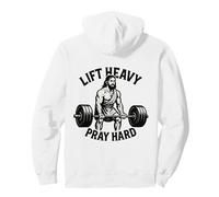 Lever Lourd, Prier Fort - Christian Workout Sweat à Capuche