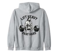 Lever Lourd, Prier Fort - Christian Workout Sweat à Capuche