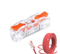 Lever wireConnectors - Terminal Splicing Connector, 1 to 1 Electrical Connector | Long Lasting Solid Stranded Flexible wireFast Connection, Lever wireConnector for Home Living Room, Quick Wi