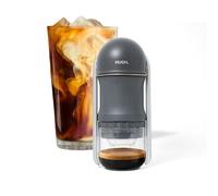LEVERPRESSO HUGH V4 Machine a expresso portable à levier, double shot avec panier porte-filtre sans nervure, à commande manuelle, parfaite pour la randonnée et le camping