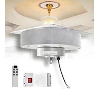 Leveur électrique pour lustre,pour lampes en cristal, course de levage de 6 m,capacité de charge de 40 à 230 kg (en option),avec télécommande et interrupteur mural, pour le nettoyage des lampes 70kg