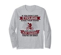 Levez Votre Main Vous giflez - Hobby Funny Cycling Manche Longue