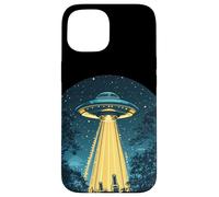 Levez Votre Verre avec UFO Beams a Beer Up Costume Coque pour iPhone 15