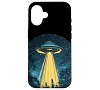 Levez Votre Verre avec UFO Beams a Beer Up Costume Coque pour iPhone 16