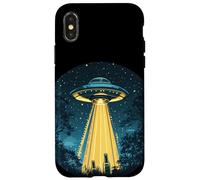 Levez Votre Verre avec UFO Beams a Beer Up Costume Coque pour iPhone X/XS