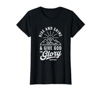 Levez-Vous et brillez, Donnez Gloire à Dieu T-Shirt Graphique avec Valeur